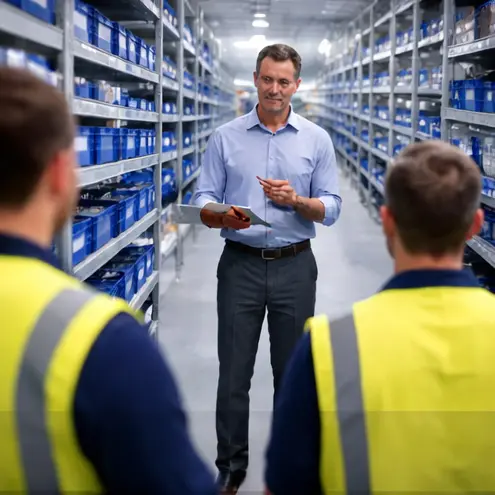 Rollout des C-Teile-Systems auf weitere Unternehmensbereiche inklusive Mitarbeiterschulung.