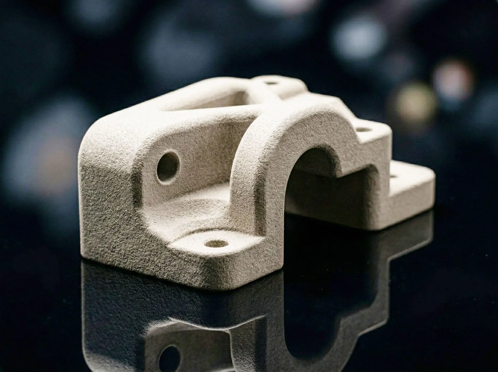 SLS-Pulverbett-Druckteil aus PA12 