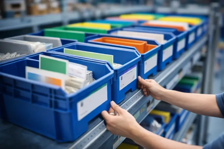 Optimierung logistischer Abläufe durch ein effizientes Kanban-System für Kleinteile.