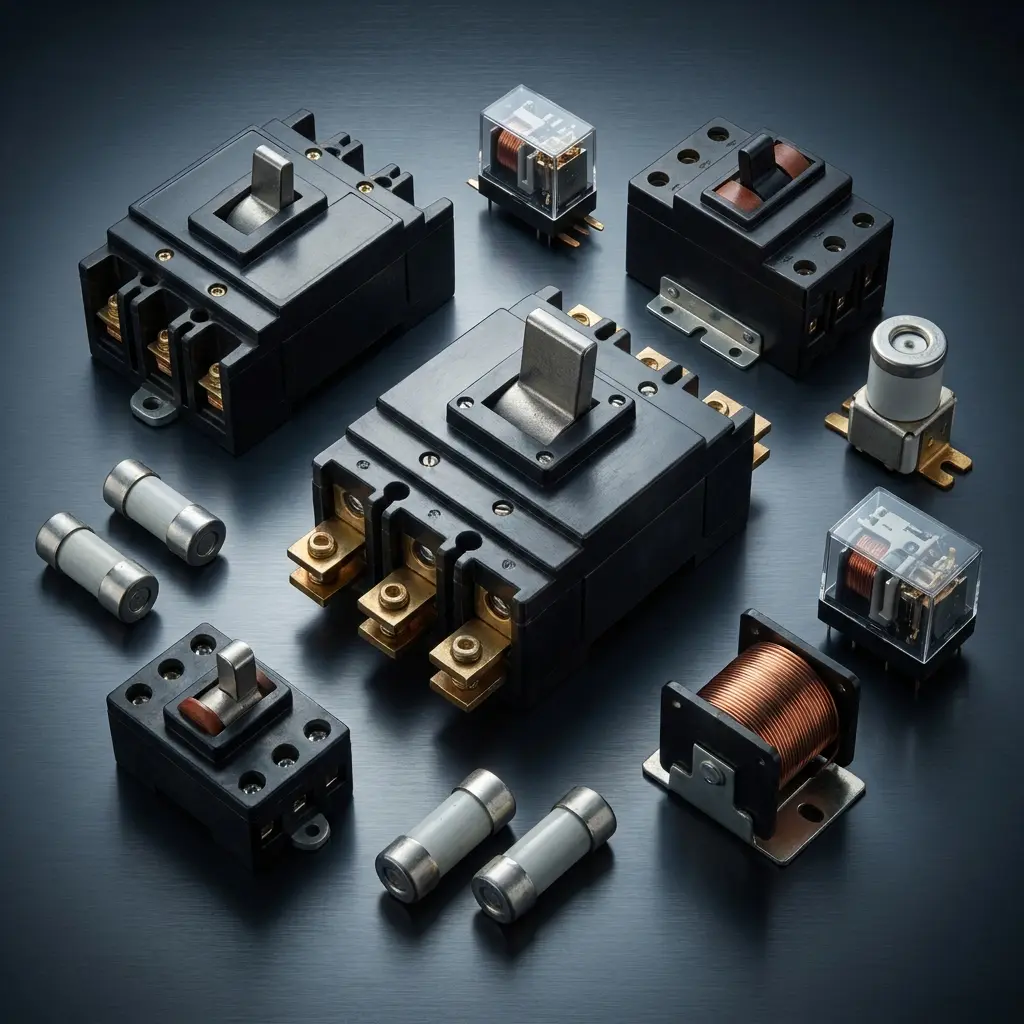 C-SERVE Industrielle Schaltgeräte, Sicherungen und Relais B2B Industrielle Schaltgeräte: Sicherungsautomaten, Relais und Schutzschalter für die zuverlässige Elektroinstallation.
