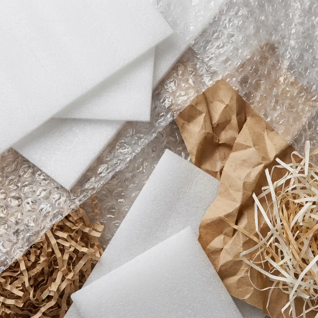 Füllmaterial und Polsterung - Schutz beim Versand | C-SERVE Füllmaterial und Polsterung - Luftpolsterfolie, Schaumstoff und Papier-Füllmaterial für sicheren Produktschutz beim Versand